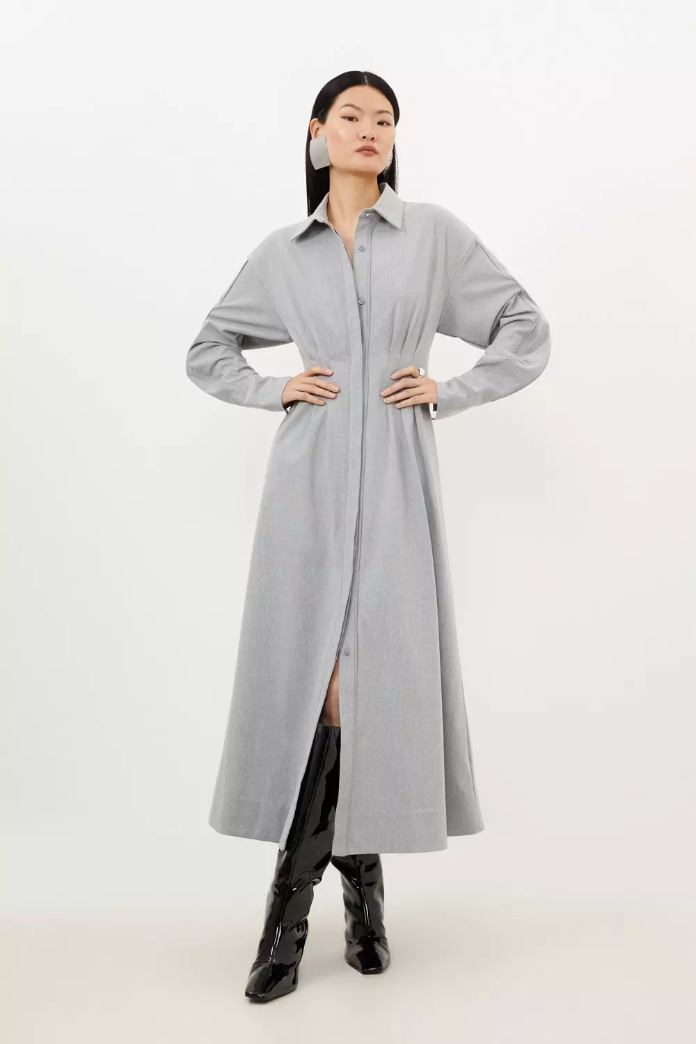 Midi on sale dress coat